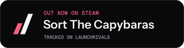 Dark launch badge for Sort The Capybaras