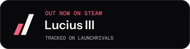 Dark launch badge for Lucius III