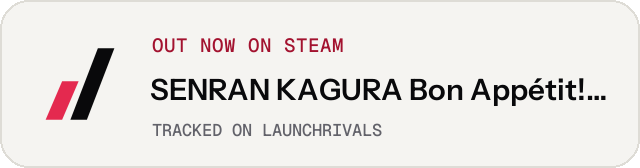 Light launch badge for SENRAN KAGURA Bon Appétit! - Full Course