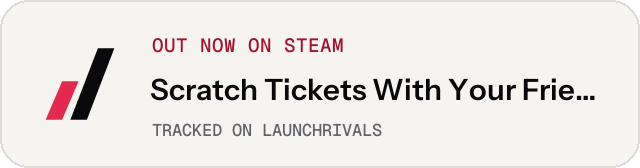 Light launch badge for Scratch Tickets With Your Friends 🎰