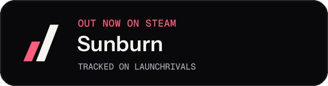 Dark launch badge for Sunburn