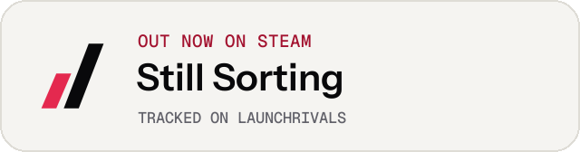 Light launch badge for Still Sorting