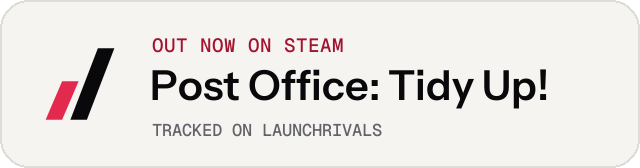 Light launch badge for Post Office: Tidy Up!