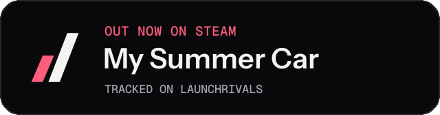 Dark launch badge for My Summer Car