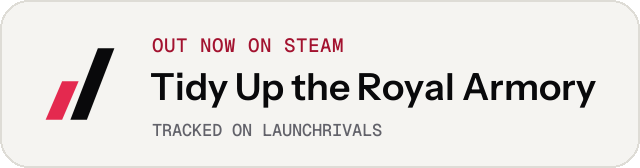 Light launch badge for Tidy Up the Royal Armory