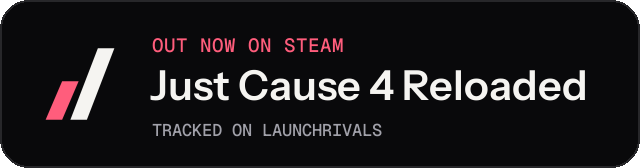 Dark launch badge for Just Cause 4 Reloaded