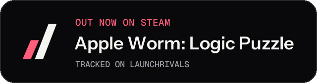 Dark launch badge for Apple Worm: Logic Puzzle