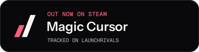 Dark launch badge for Magic Cursor