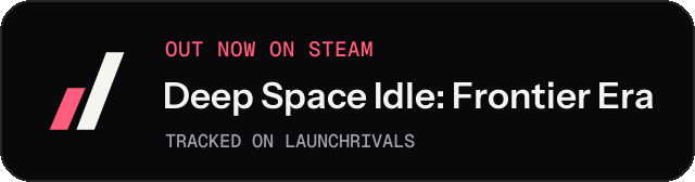 Dark launch badge for Deep Space Idle: Frontier Era