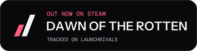 Dark launch badge for DAWN OF THE ROTTEN