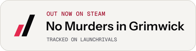 Light launch badge for No Murders in Grimwick