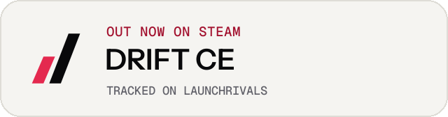 Light launch badge for DRIFT CE