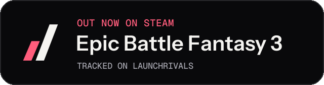 Dark launch badge for Epic Battle Fantasy 3