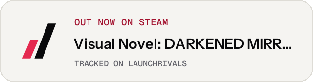 Light launch badge for Visual Novel: DARKENED MIRROR