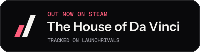 Dark launch badge for The House of Da Vinci