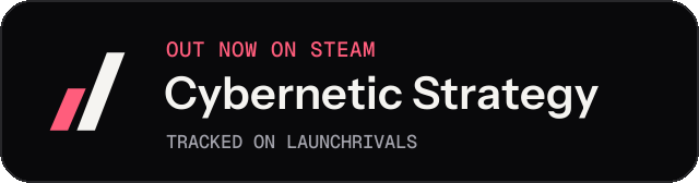 Dark launch badge for Cybernetic Strategy