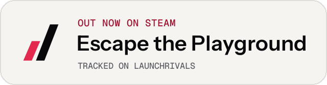Light launch badge for Escape the Playground