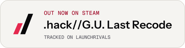 Light launch badge for .hack//G.U. Last Recode