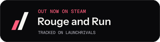 Dark launch badge for Rouge and Run