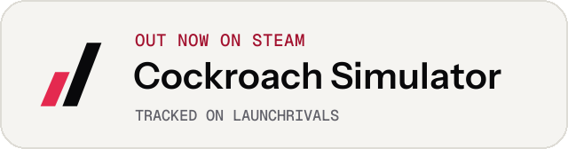 Light launch badge for Cockroach Simulator