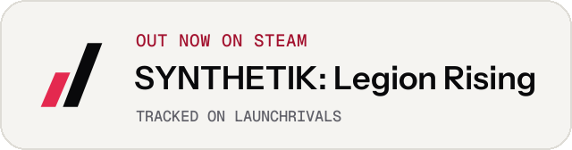 Light launch badge for SYNTHETIK: Legion Rising