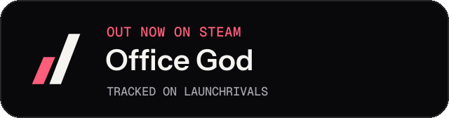 Dark launch badge for Office God