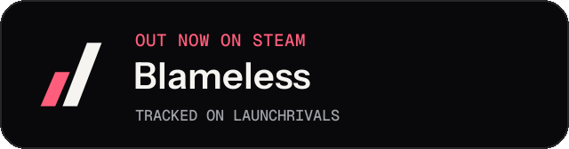 Dark launch badge for Blameless