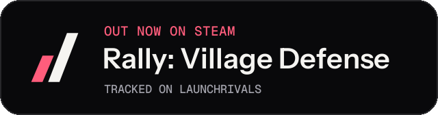 Dark launch badge for Rally: Village Defense