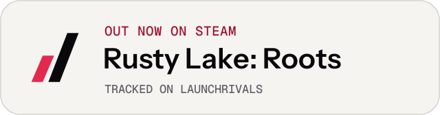 Light launch badge for Rusty Lake: Roots
