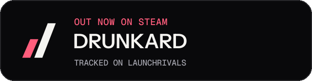 Dark launch badge for DRUNKARD