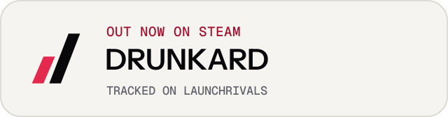 Light launch badge for DRUNKARD
