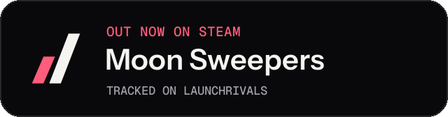 Dark launch badge for Moon Sweepers