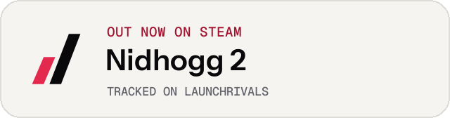Light launch badge for Nidhogg 2