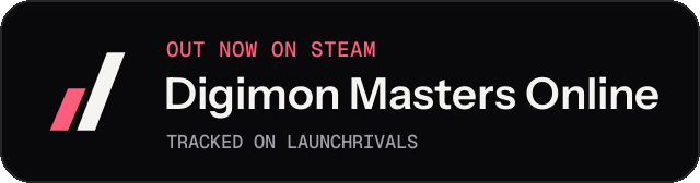 Dark launch badge for Digimon Masters Online