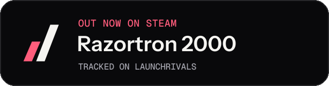 Dark launch badge for Razortron 2000
