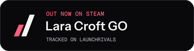 Dark launch badge for Lara Croft GO