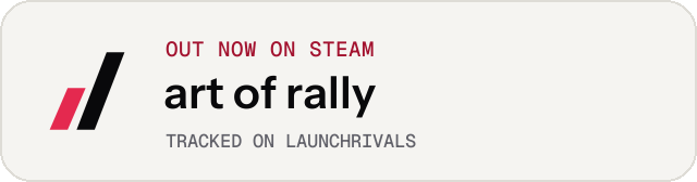 Light launch badge for art of rally