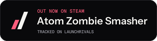Dark launch badge for Atom Zombie Smasher