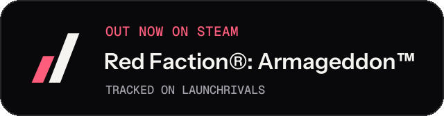Dark launch badge for Red Faction®: Armageddon™