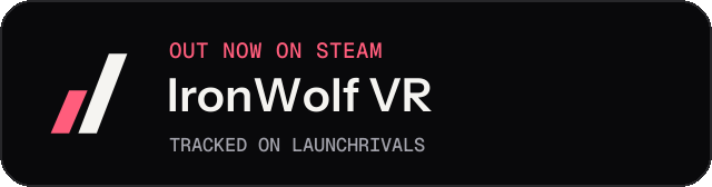 Dark launch badge for IronWolf VR
