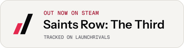 Light launch badge for Saints Row: The Third