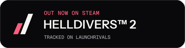 Dark launch badge for HELLDIVERS™ 2