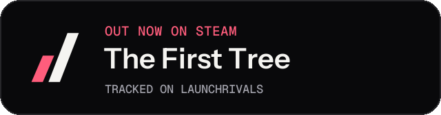 Dark launch badge for The First Tree