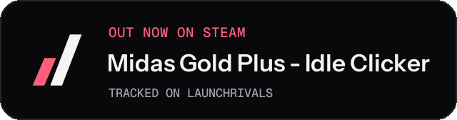Dark launch badge for Midas Gold Plus - Idle Clicker