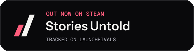 Dark launch badge for Stories Untold