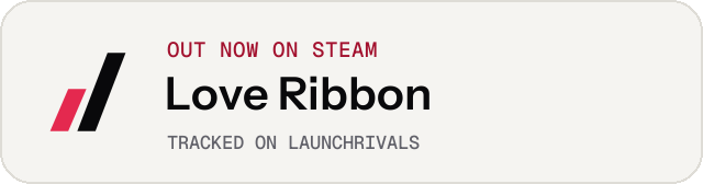 Light launch badge for Love Ribbon