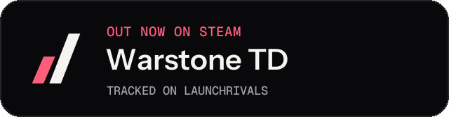 Dark launch badge for Warstone TD