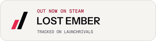 Light launch badge for LOST EMBER