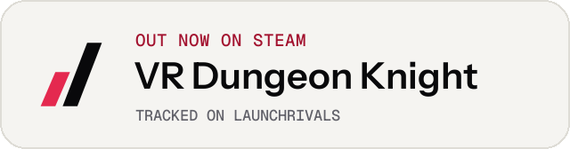 Light launch badge for VR Dungeon Knight