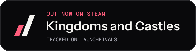 Dark launch badge for Kingdoms and Castles